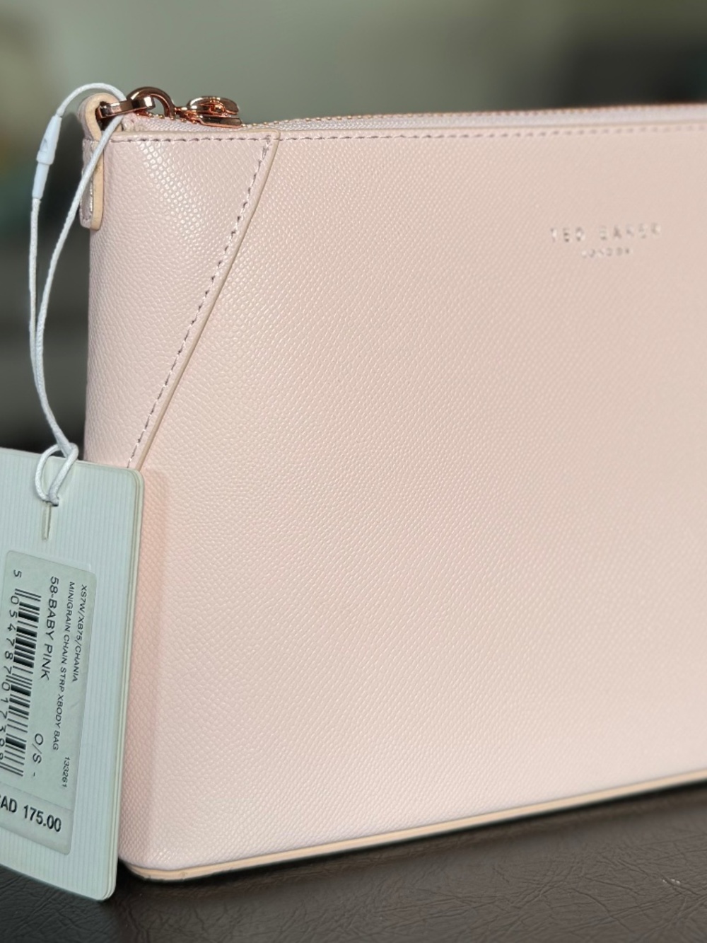 Ted Baker Light Pink Clutch | New with Tags | Structured Evening Bag